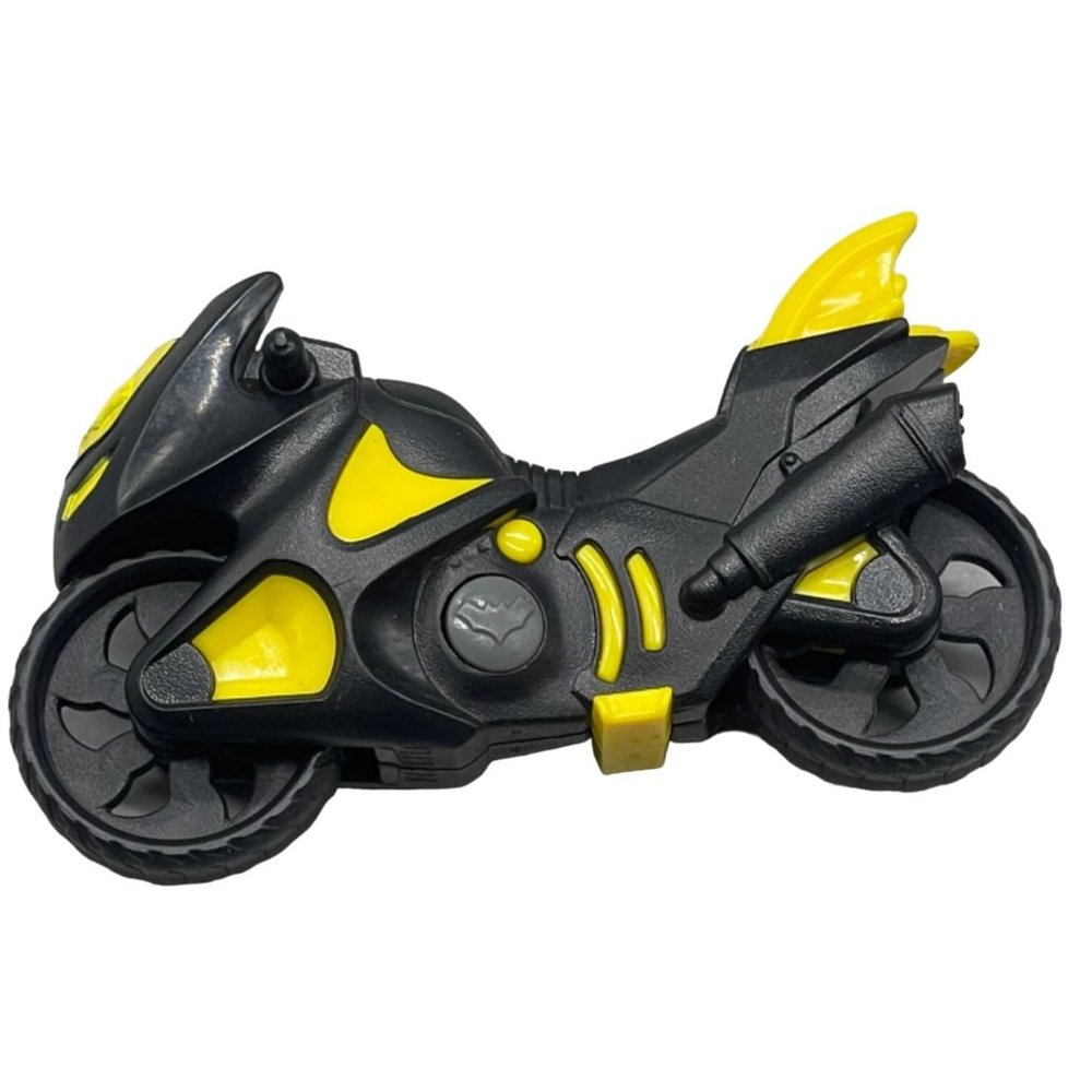 Imaginext Batman batcycle only no figure black yellow 2015 plastic mattle READ